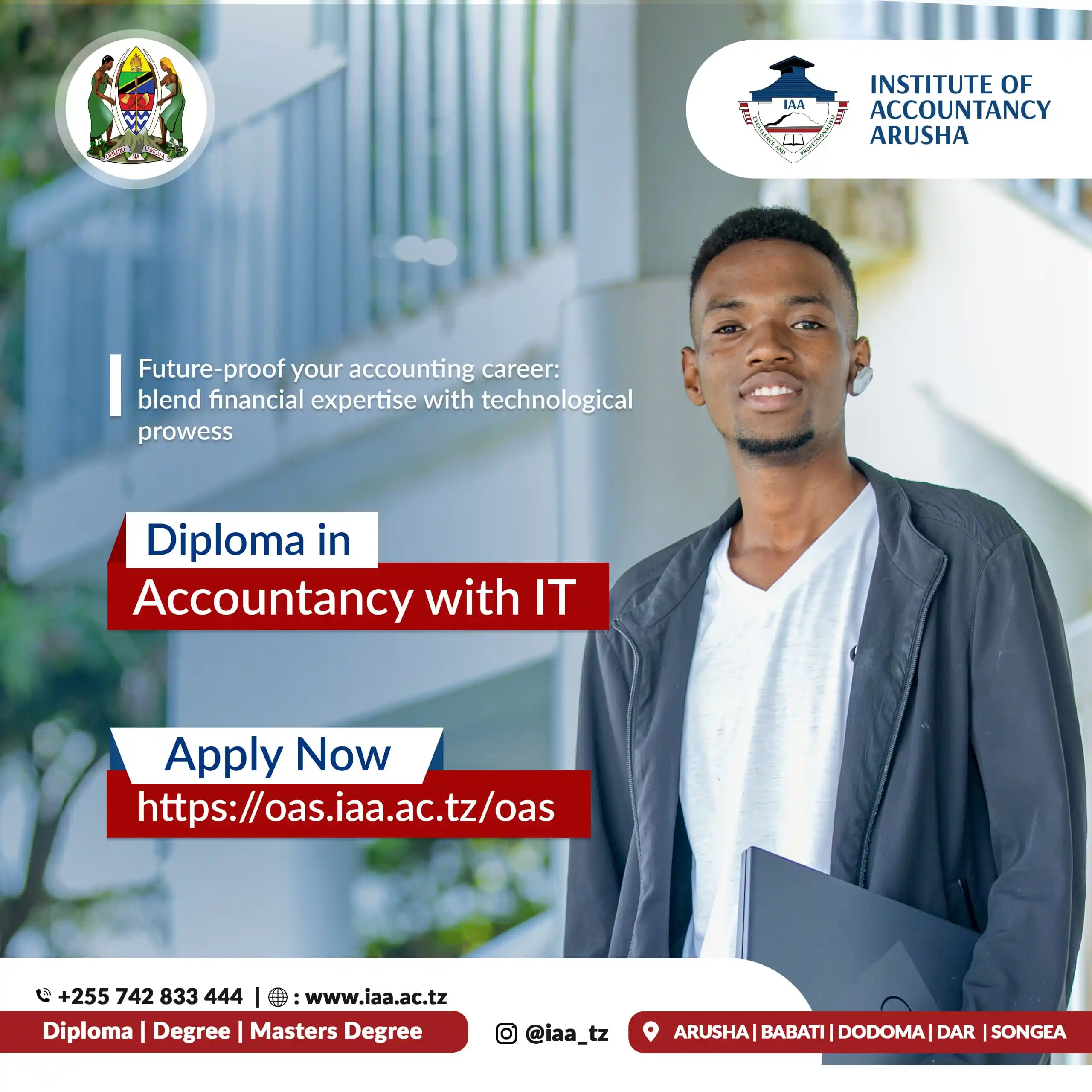 Image from IAA Tanzania: DIPLOMA IN ACCOUNTANCY WITH IT ➡️ Maendeleo katika Teknolojia ya Habar...