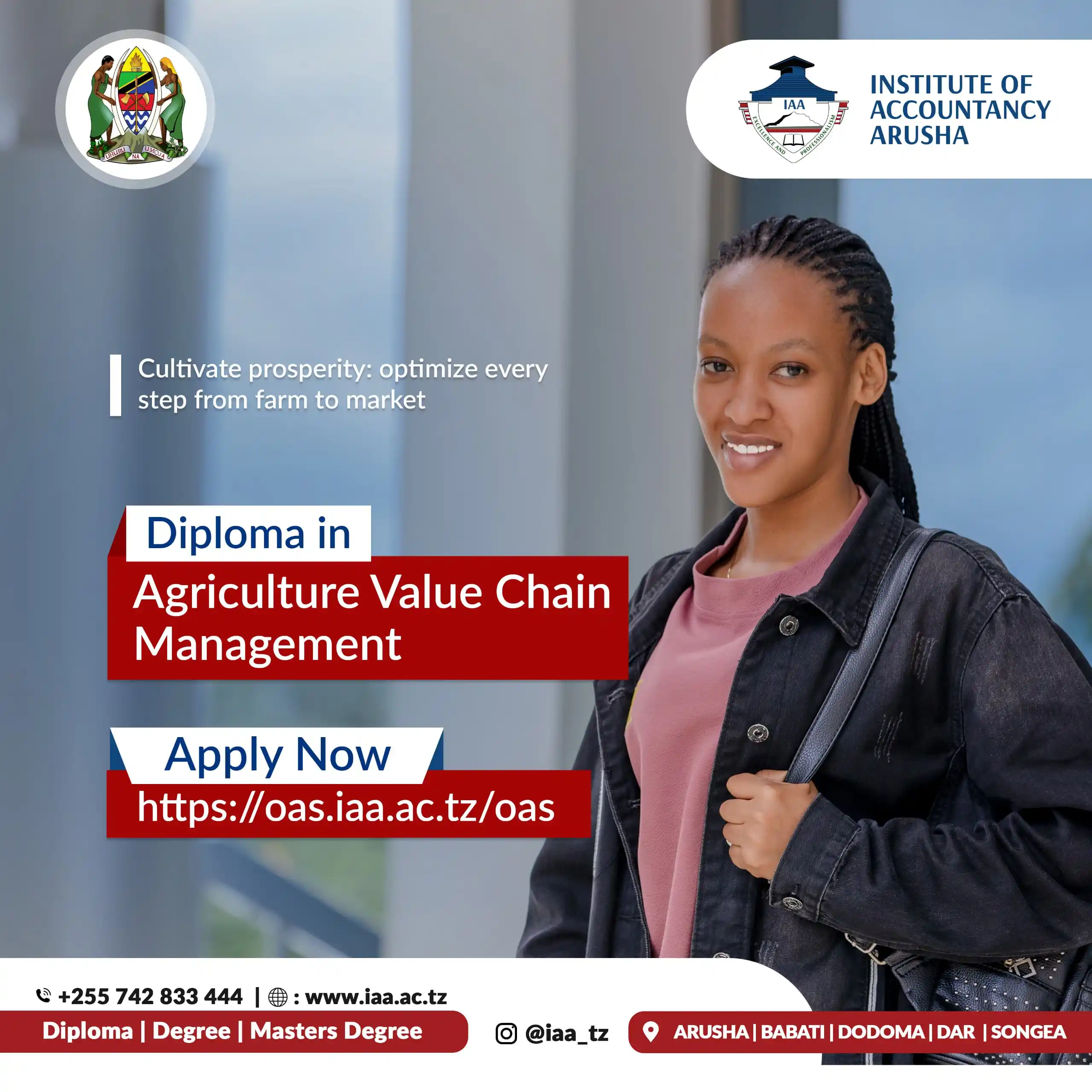 Image from IAA Tanzania: DIPLOMA YA AGRICULTURE VALUE CHAIN MANAGEMENT ➡️ Kozi hii imeweka m...