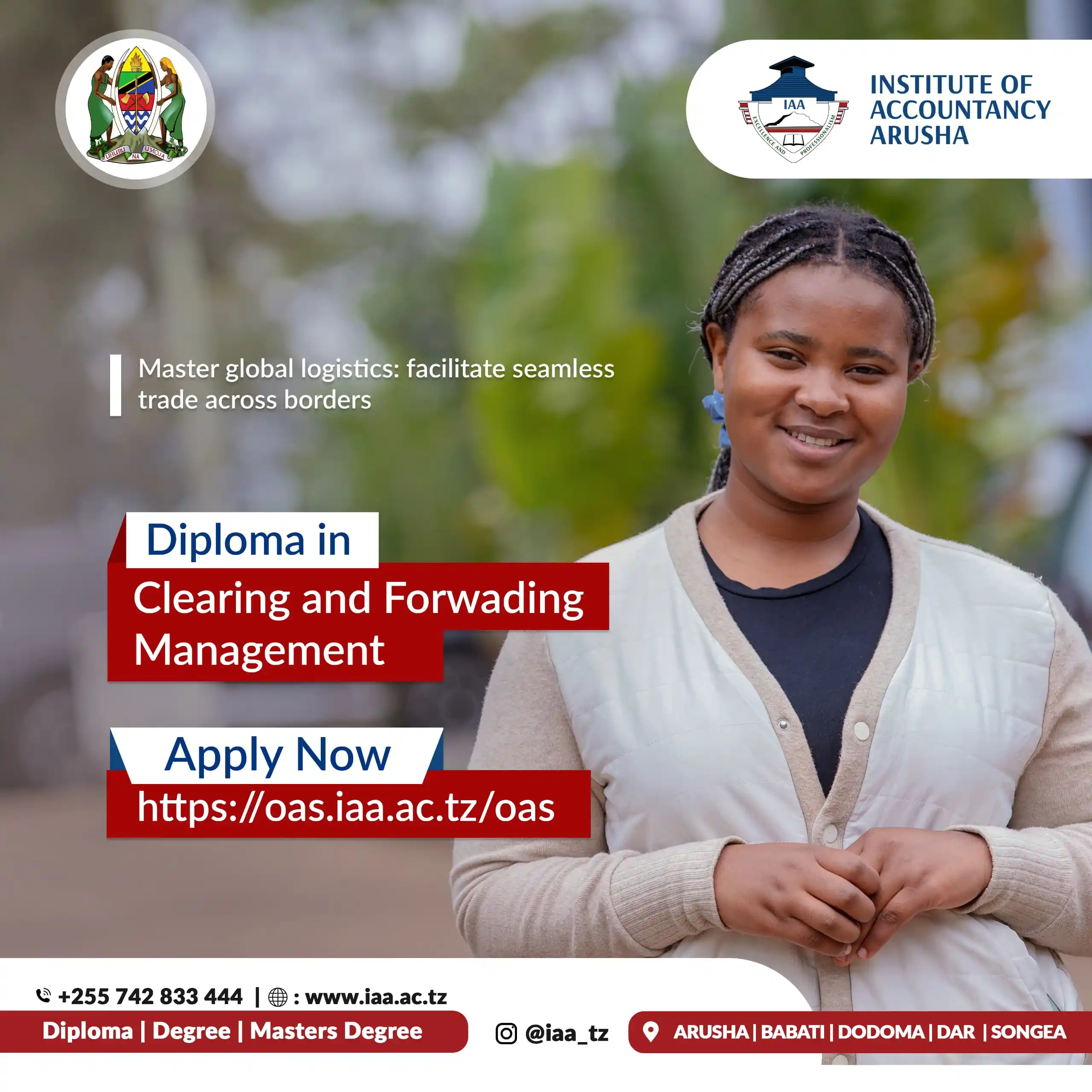 Image from IAA Tanzania: DIPLOMA YA CLEARING AND FORWARDING MANAGEMENT ➡️ Katika mazingira ya ...