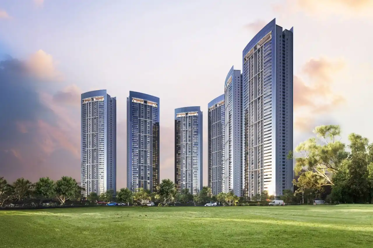 Image from Bloomberg News India: DLF sold luxury residences worth about 110 billion rupees at a new hig...