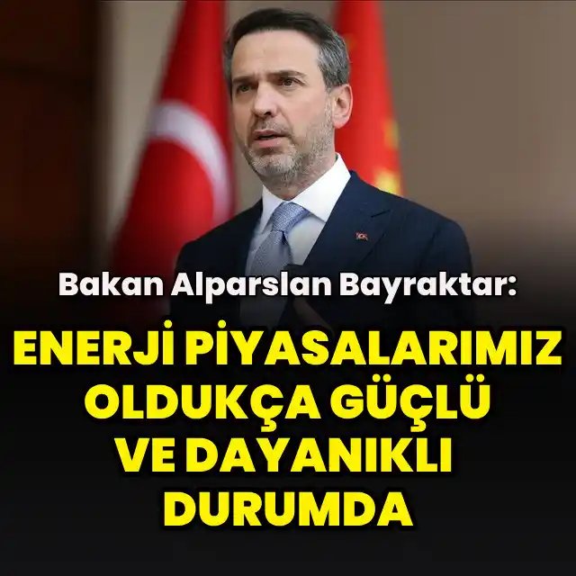 Image from HT Ekonomi: Enerji ve Tabii Kaynaklar Bakanı Alparslan Bayraktar, İran'ın Türkiye'...