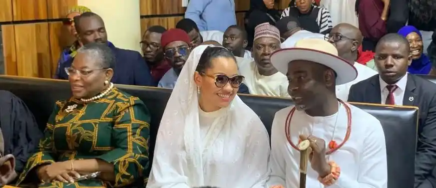 Image from Radio Nigeria: *Federal High Court Grants Natasha N50 million Bail* The suspended Sen...