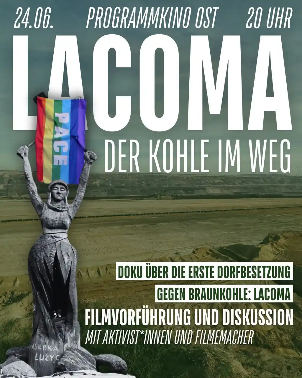 Image from Fridays For Future Dresden: Filmvorführung am 24.06.: LACOMA - Der Kohle im Weg🍿  🗓️ Dienstag, 2...