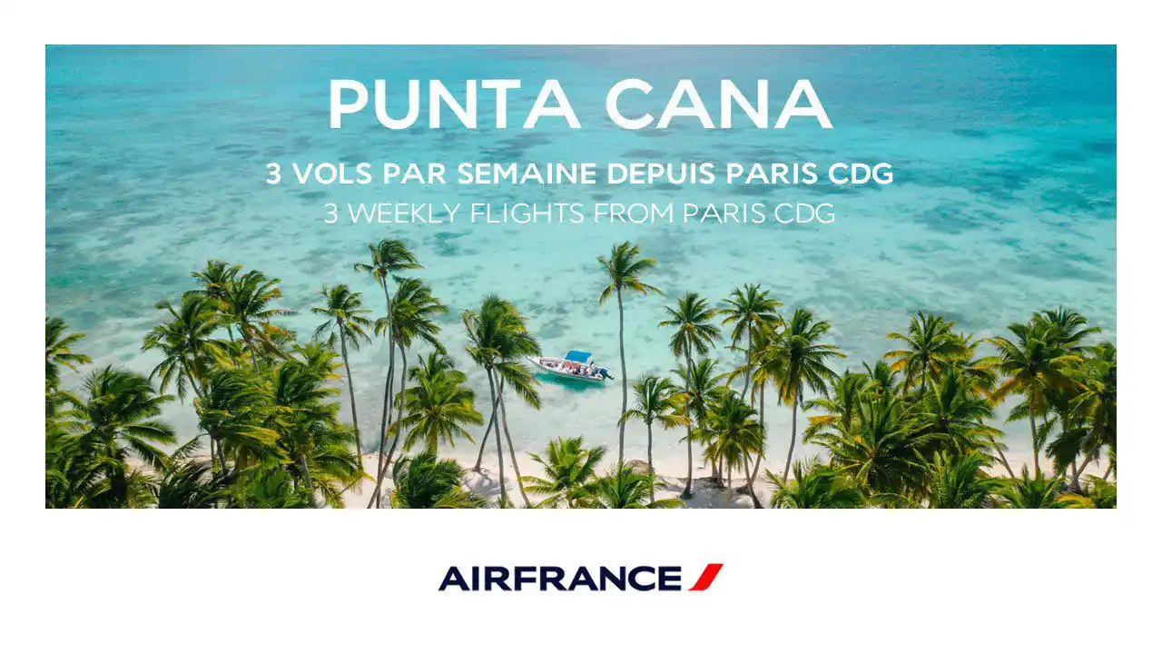 Image from Air Plus News : 🇫🇷 Air France annonce son retour en République Dominicaine.  ▫️Paris...