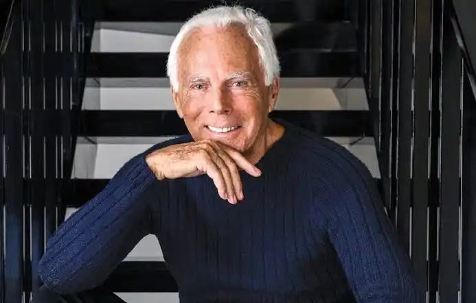 Image from Radio Nigeria: *Giorgio Armani to miss Milan fashion week over health issues* Fashio...