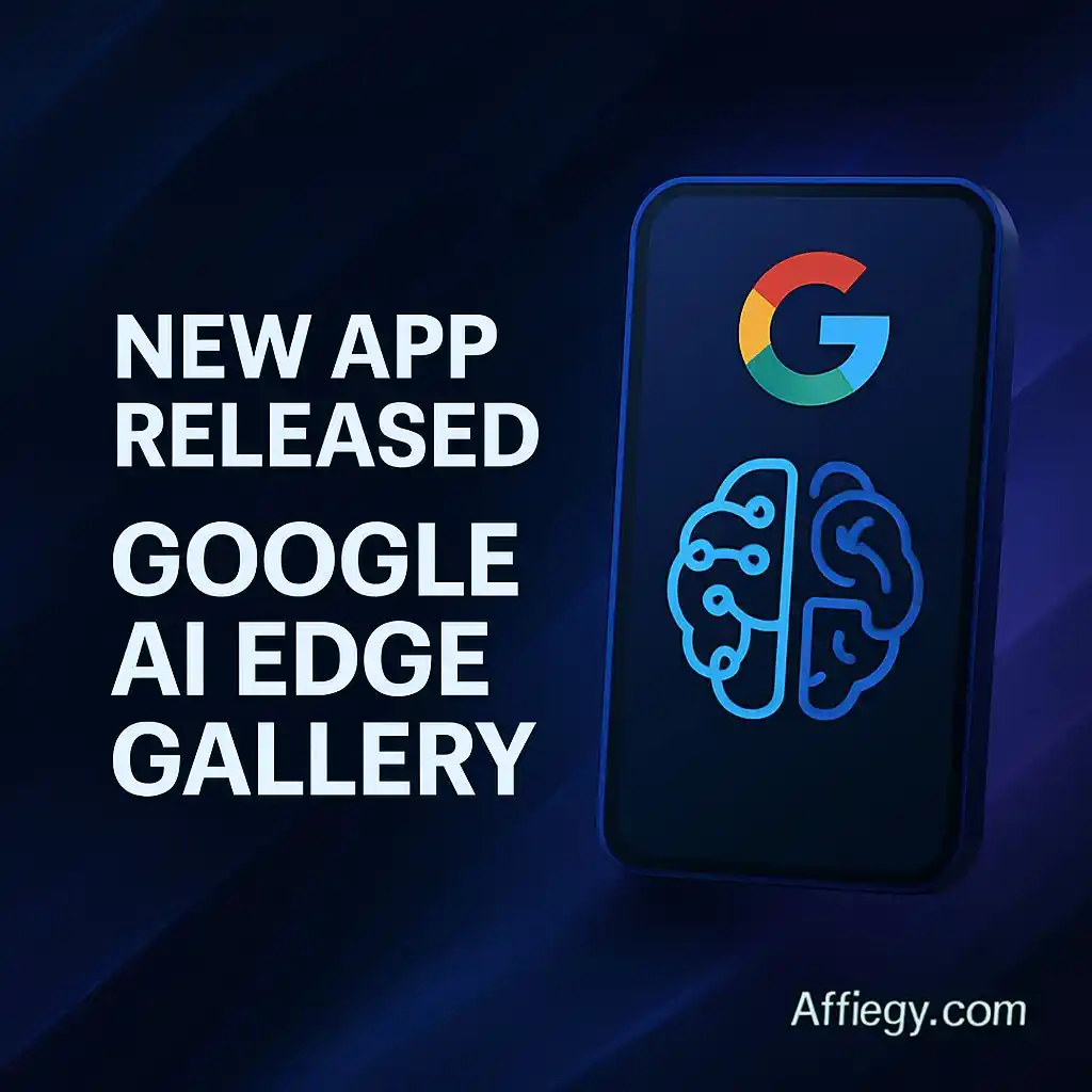 Image from افلييت مصر: 📱 جوجل بتطلق تطبيق Google AI Edge Gallery: ذكاء اصطناعي يشتغل على موب...