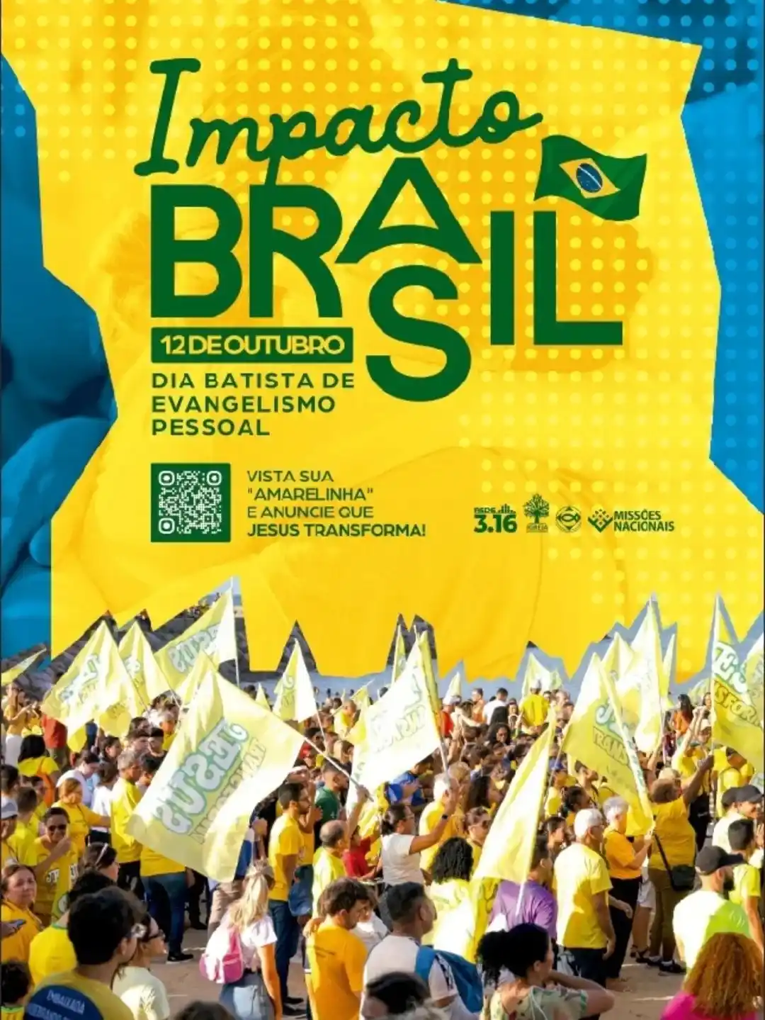 Image from Convenção Batista Brasileira: *IMPACTO BRASIL 2025* | Queridos irmãos, com muita alegria, queremos c...