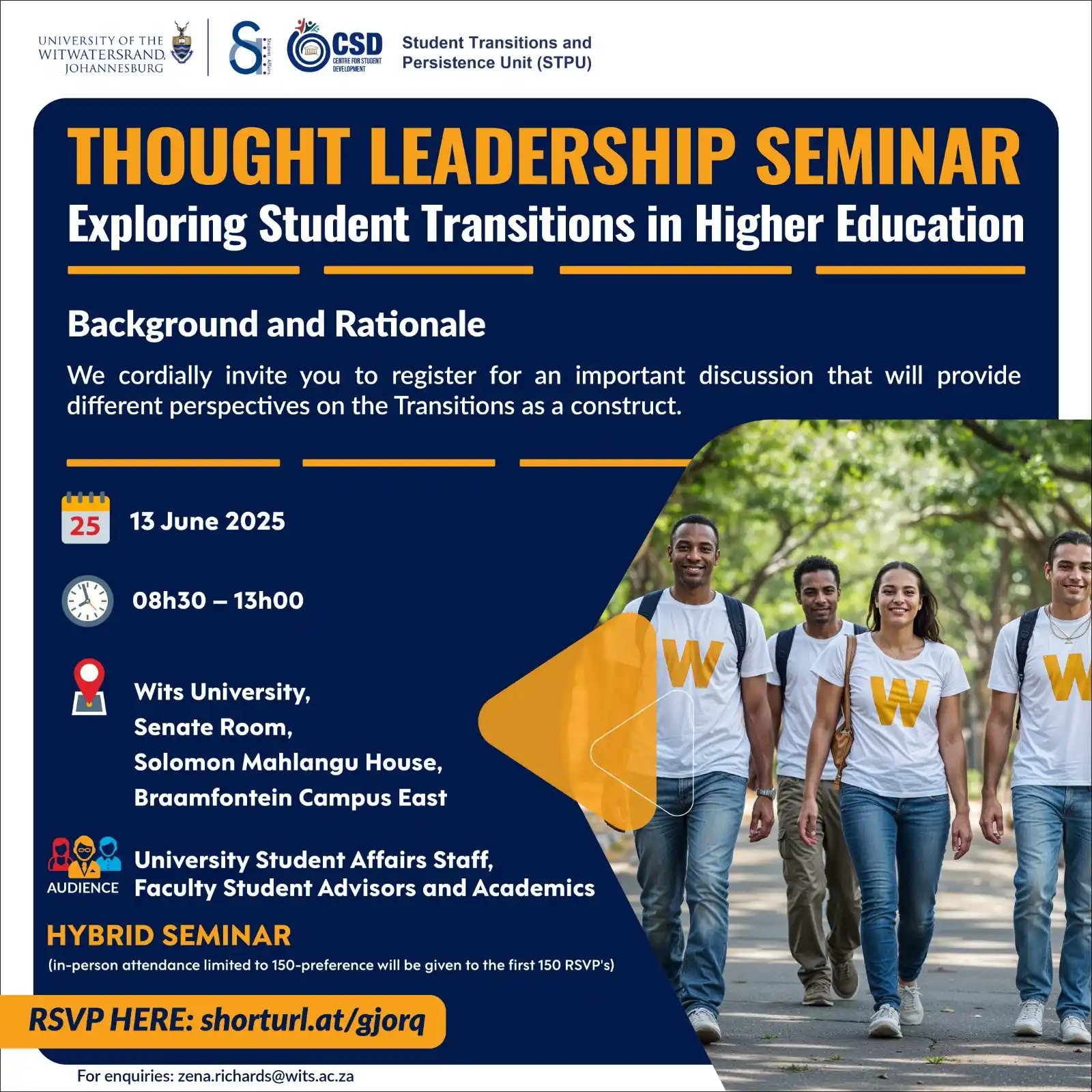 Image from Wits University: 🎓 INVITATION | Join us for the Thought Leadership Seminar: Exploring ...