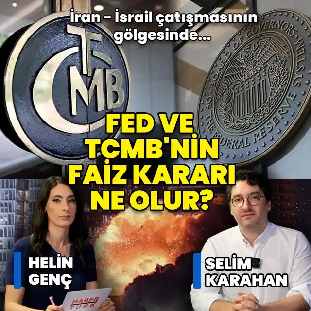 Image from HT Ekonomi: İran - İsrail çatışmasının gölgesinde...   📌 Fed'in ve TCMB'nin faiz ...