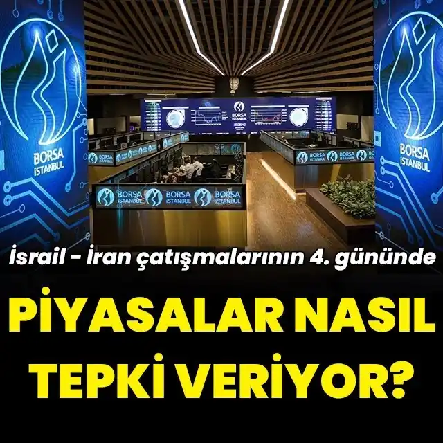Image from HT Ekonomi: İsrail'in İran'a yönelik başlattığı saldırıların ardından "güvenli lim...