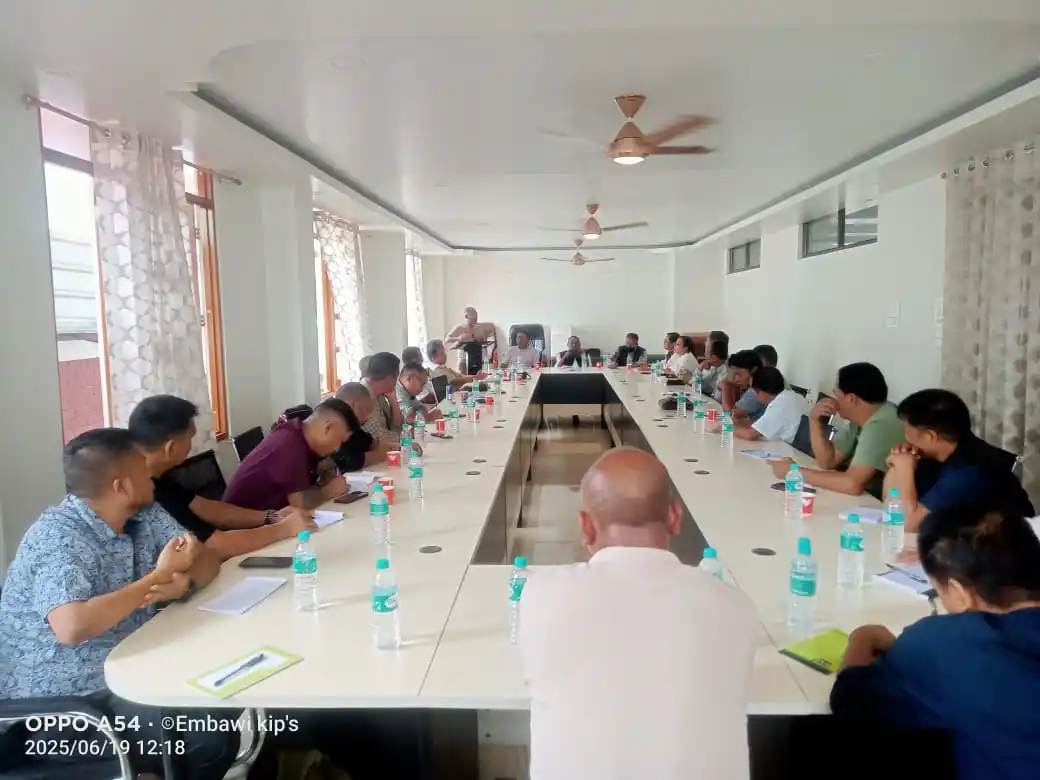 Image from 𝐙𝐨𝐠𝐚𝐦 𝐈𝐧𝐒𝐢𝐠𝐡𝐭: *Joint Meeting of KNO/UPF, KZC, Elected MLAs going on in Kangpokpi Sad...