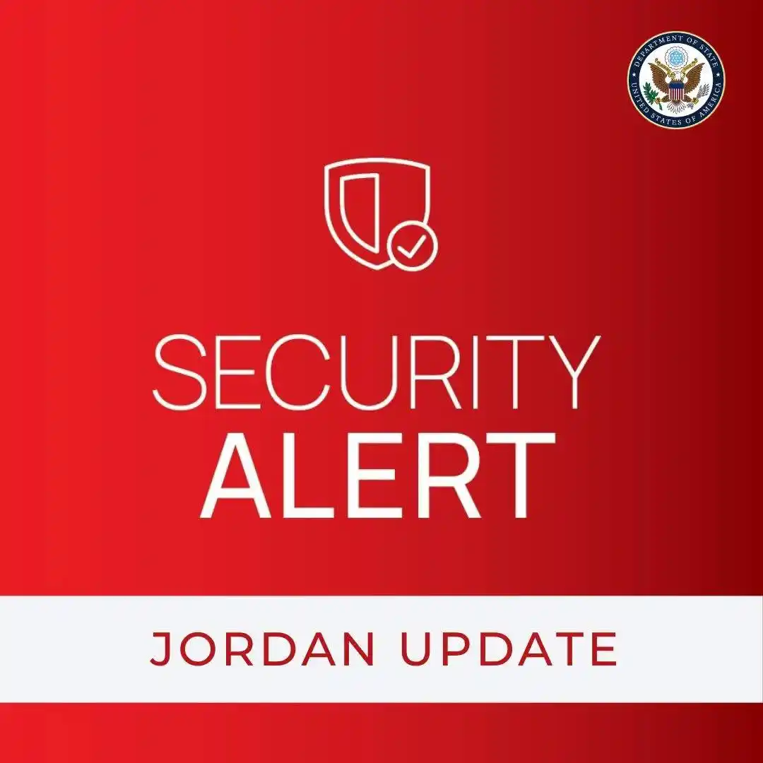 Image from U.S. Department of State - Security Updates for U.S. Citizens: Jordan: We have no announcement about assisting private U.S. citizens ...