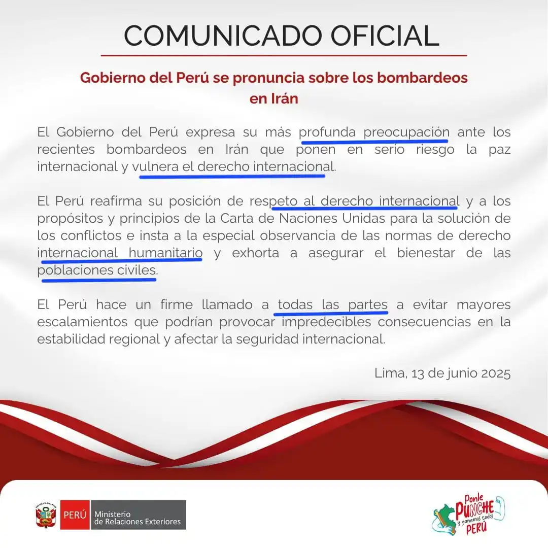 Image from Observatorio de los Fundamentalismos: La Cancillería emitió un comunicado sobrio respecto a la crisis intern...