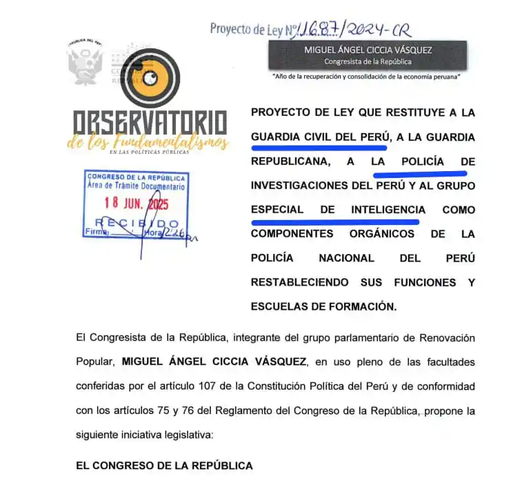Image from Observatorio de los Fundamentalismos: La Municipalidad de Lima estableció el Grupo especial de inteligencia ...