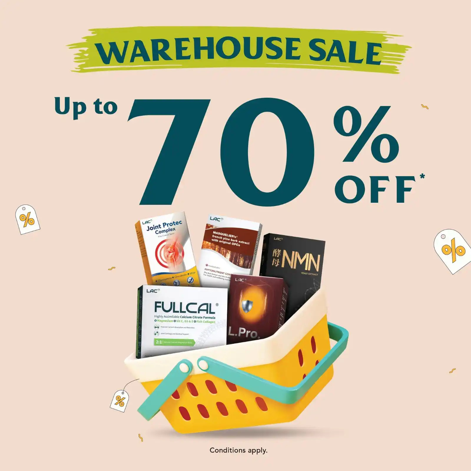 Image from Syioknya: LAC Warehouse Sale June 2025: Up to 70% Off, Buy 1 Free 1, Big Savings...
