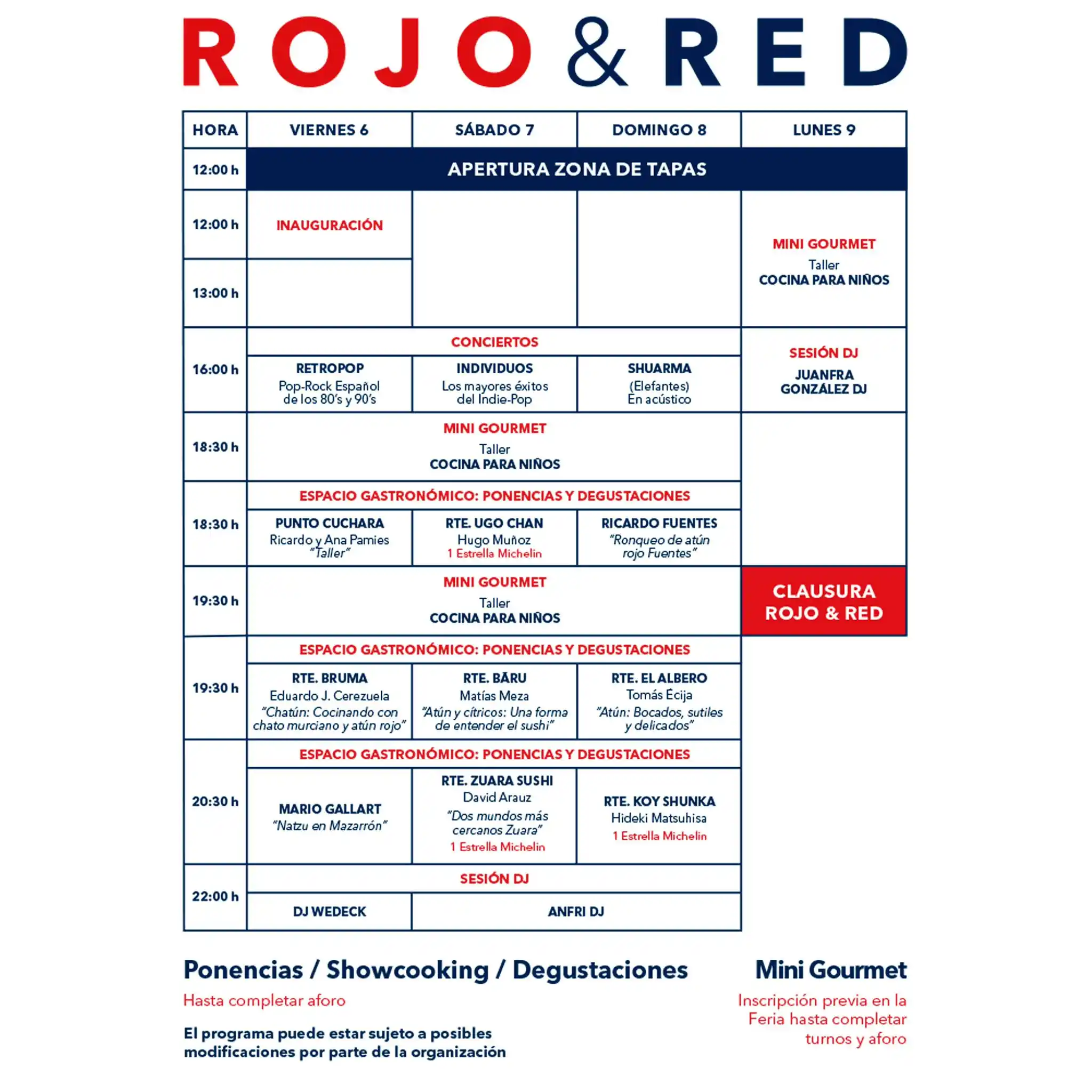 Image from LA VOZ DE MAZARRÓN: 🥢 ¡Las Jornadas Gastronómicas Rojo&Red siguen en Puerto de Mazarrón! ...