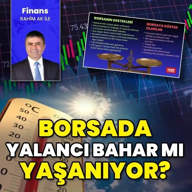 Image from HT Ekonomi: Mart 2025'te başlayan karamsar borsa havası, son 3 işlem gününde dağıl...