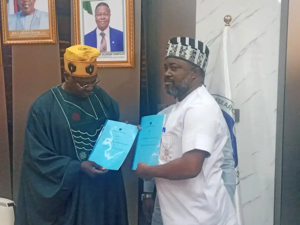 Image from Radio Nigeria: *NASRDA to partner states on deployment of tech for internal security*...