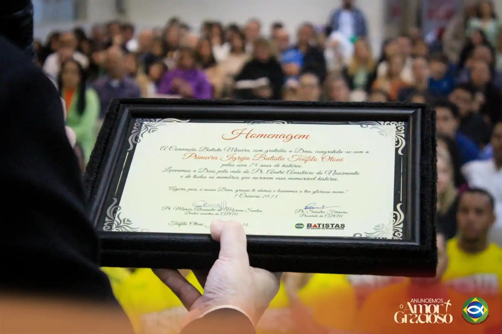 Image from Convenção Batista Brasileira: No último sábado, 15 de junho, a Primeira Igreja Batista de Teófilo Ot...