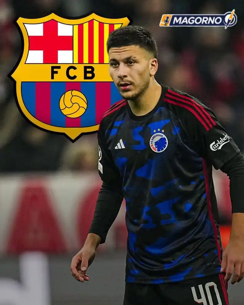 Image from MAGORNO SPORTS: *🚨🔵 | O Barcelona abriu conversas por Roony Bardghji!*  _💬 Negociaç...