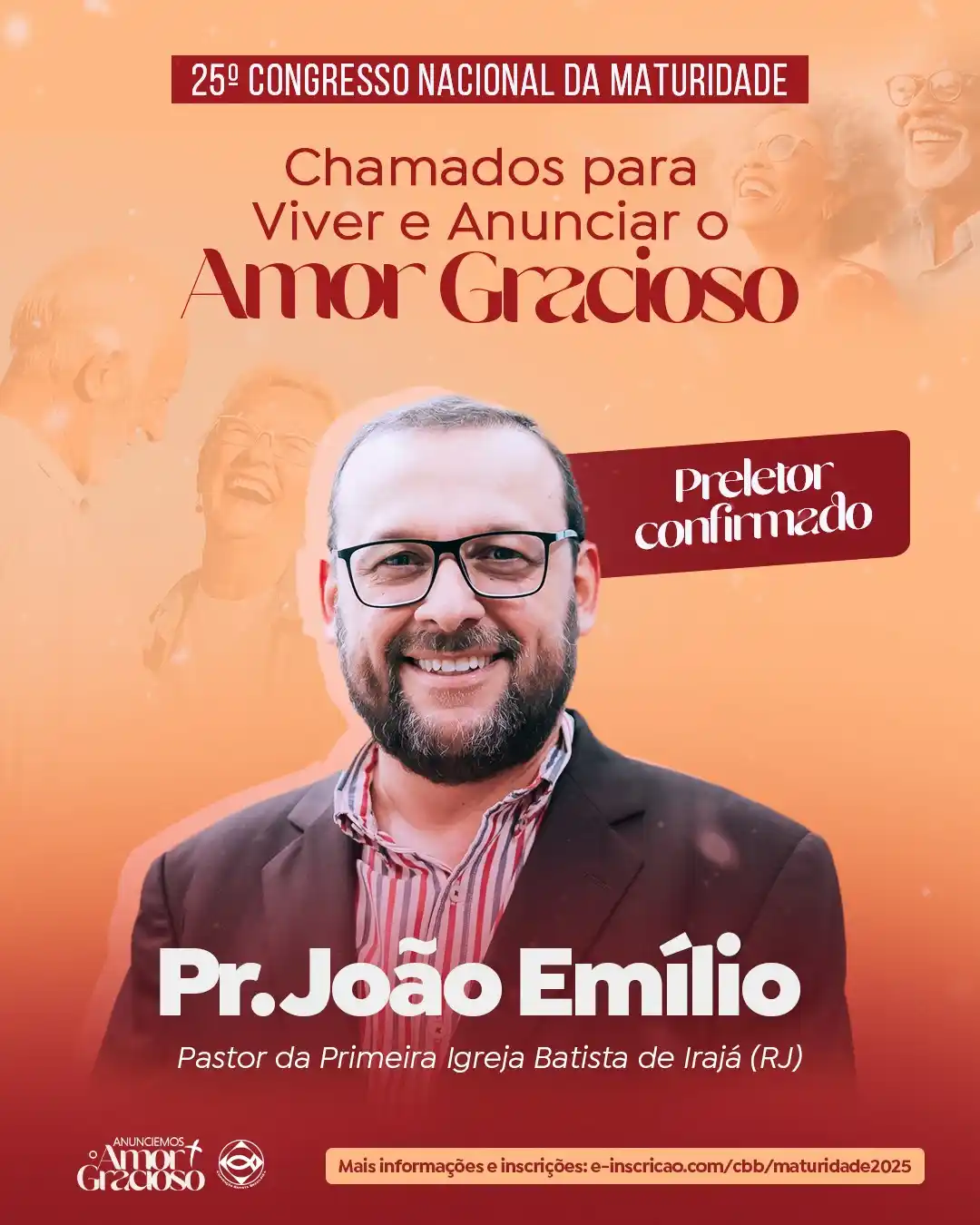 Image from Convenção Batista Brasileira: O Pr. João Emílio Cutis Pereira, pastor da PIB de Irajá (RJ) e 4º secr...