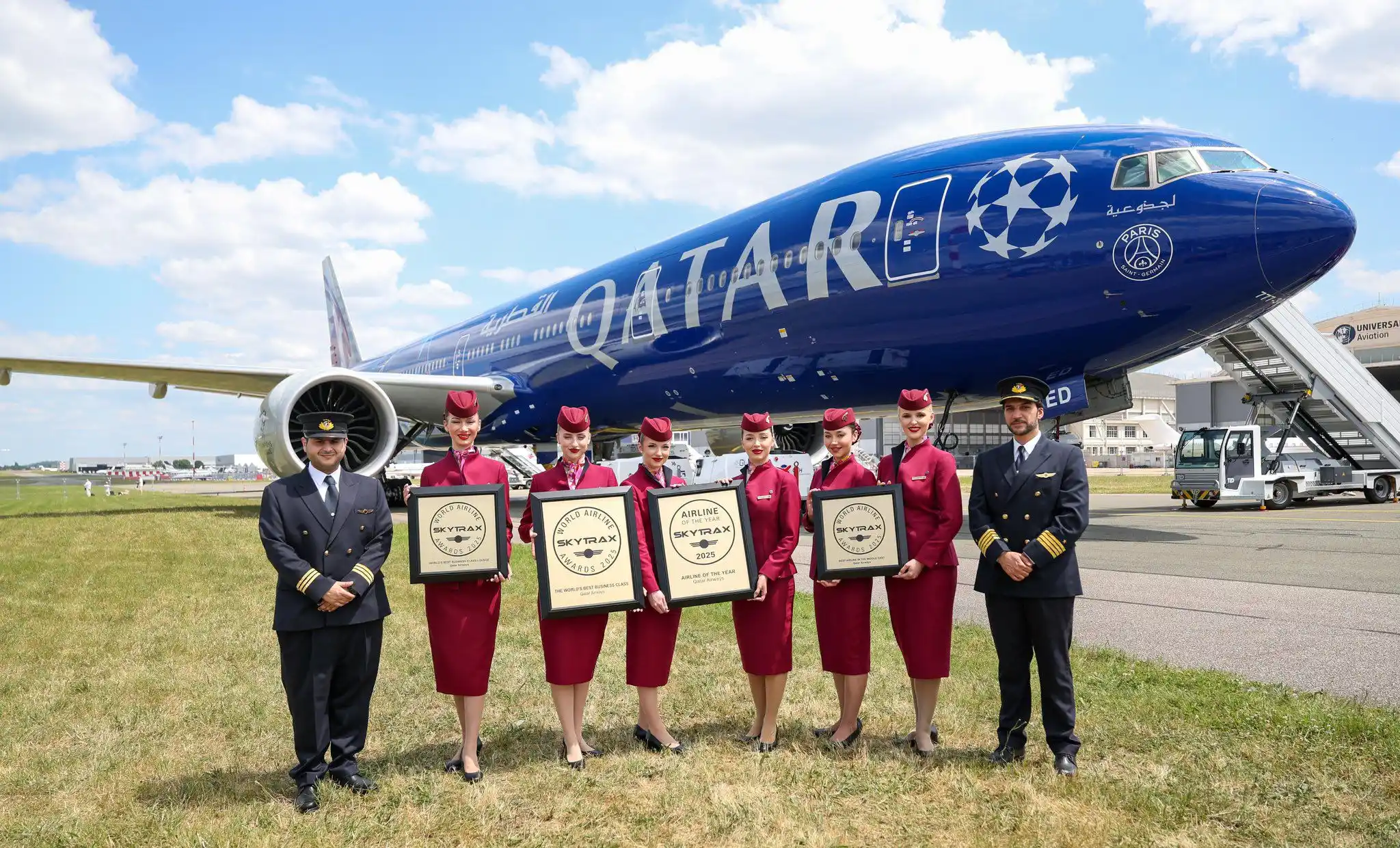 Image from Air Plus News : 🇶🇦 Qatar Airways remporte pour la neuvième fois le titre de compagni...