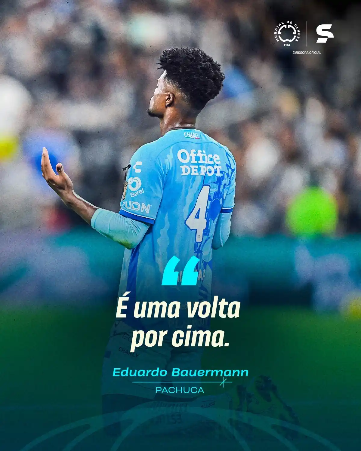 Image from Sportv: Recomeçar 💪 Depois de suspensão por envolvimento em esquema de apost...
