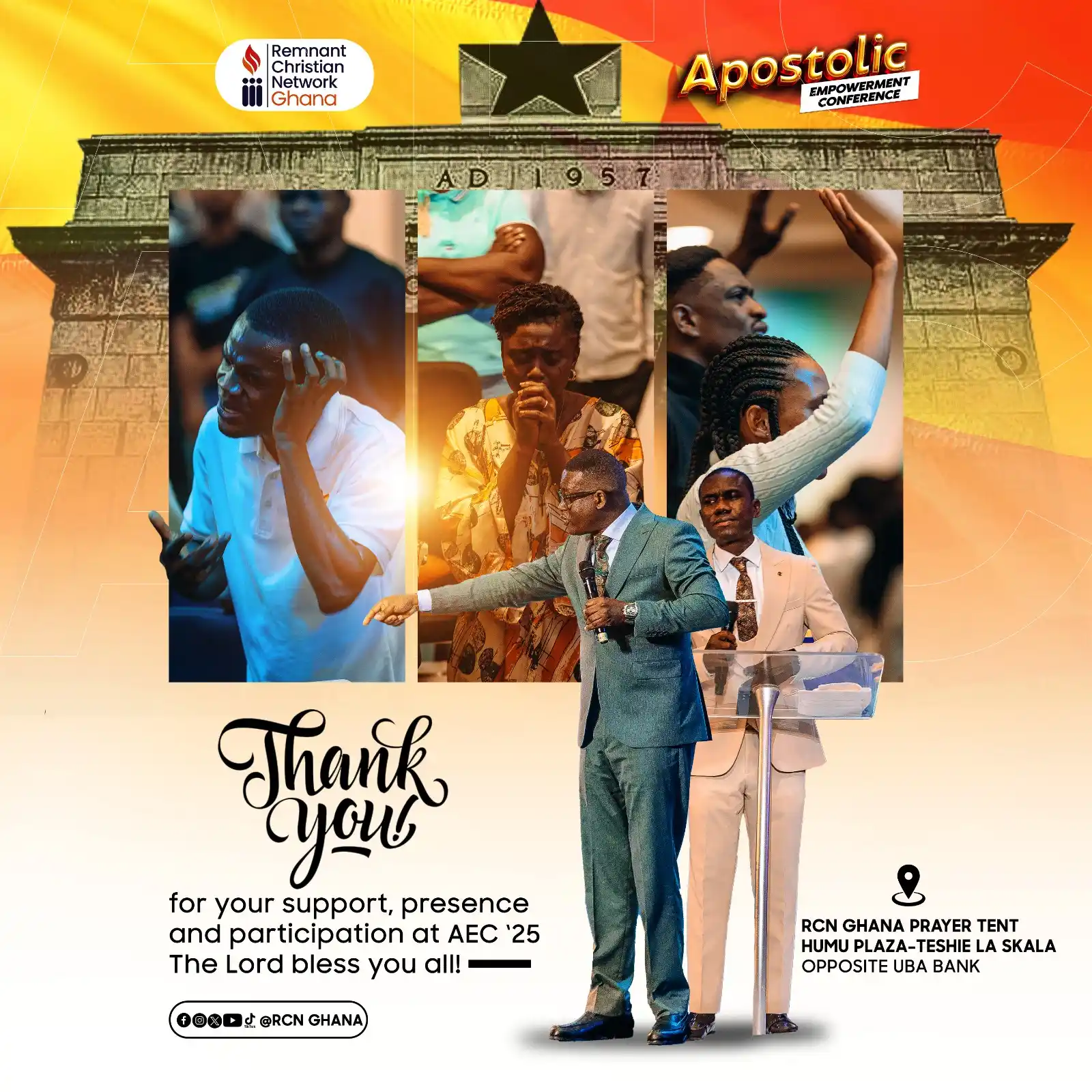 Image from Remnant Christian Network Ghana🇬🇭: Thank You! 🙏🏽  Apostolic Empowerment Conference 2025 has come to a g...