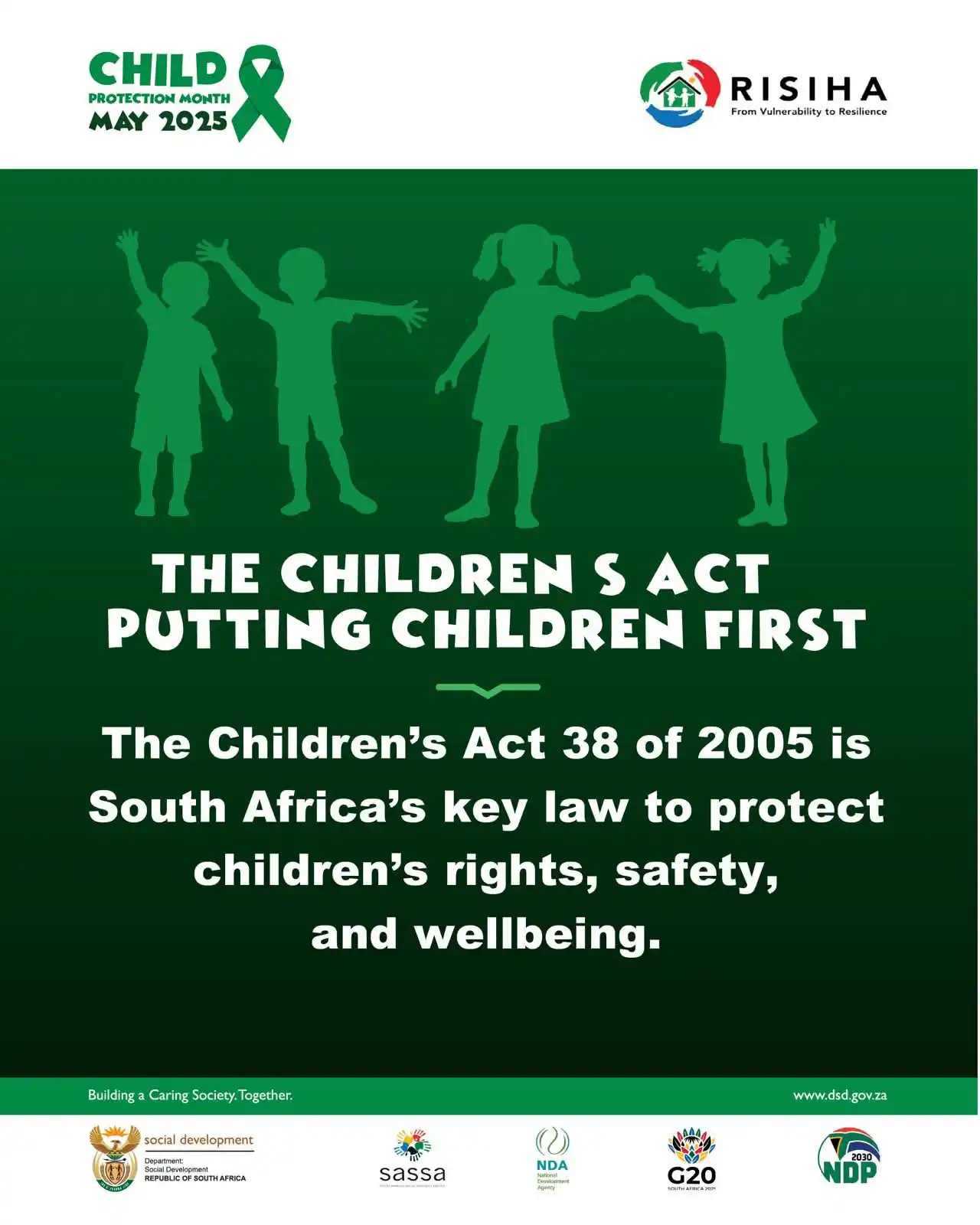Image from socialdevza: The *Children’s Act 38 of 2005* remains South Africa’s primary legal f...
