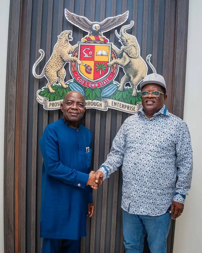 Image from Radio Nigeria: The Minister of Works, Chief Dave Umahi, has appealed to state governo...