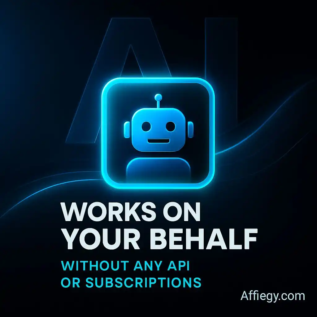 Image from افلييت مصر: 📢 ذكاء صناعي يشتغل مكانك... من غير API ولا اشتراكات! 🚀💡 يا جماعة، ...