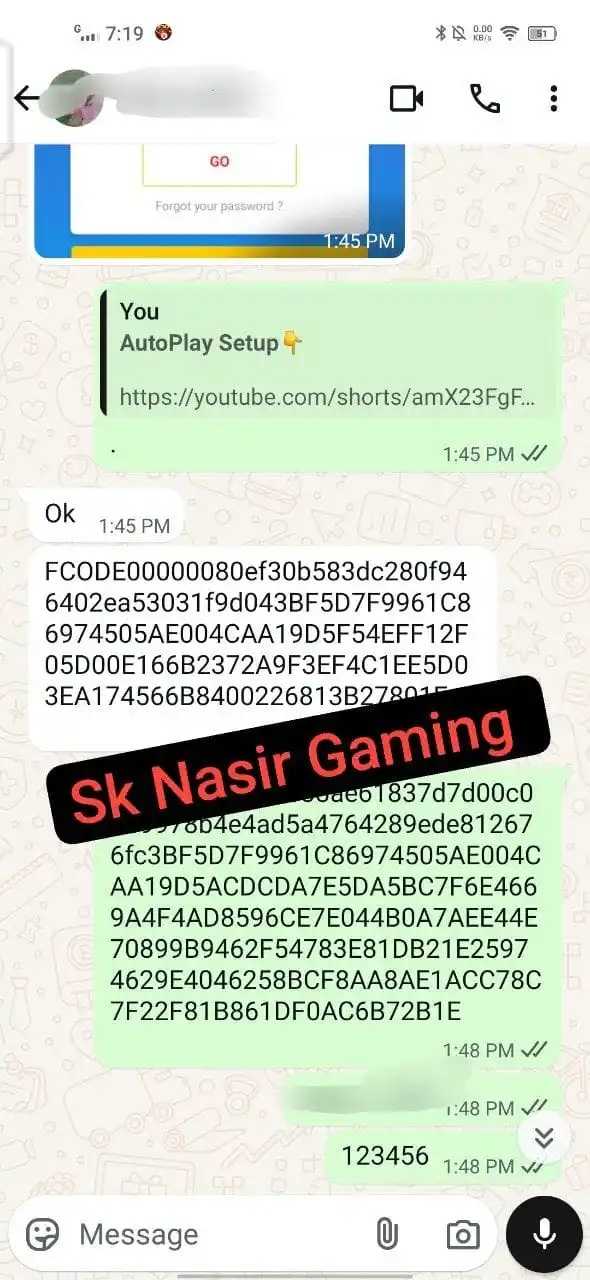 SK Nasir Gaming post