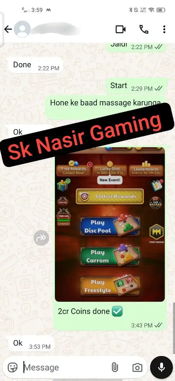 SK Nasir Gaming post