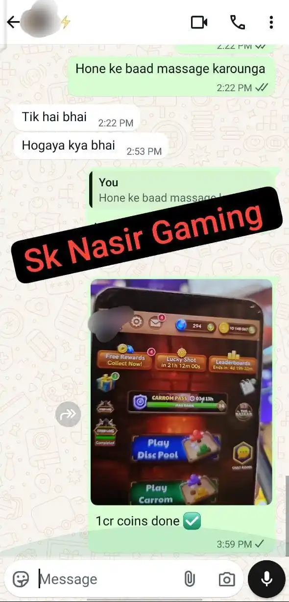 SK Nasir Gaming post