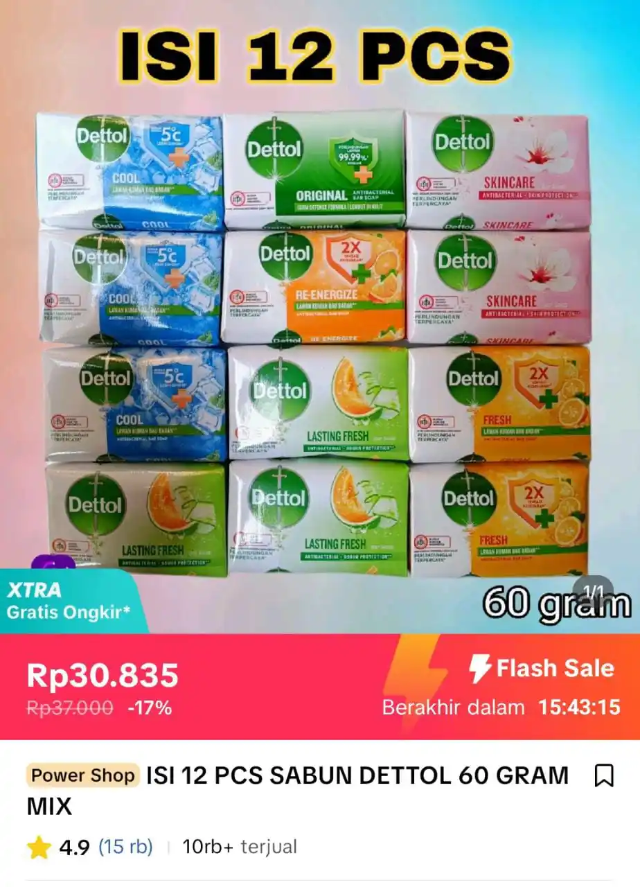 Image from racun shopee X tiktokshopp🛍: 30rb dapat 12 pcs https://vt.tokopedia.com/t/ZSk7Joaww/...