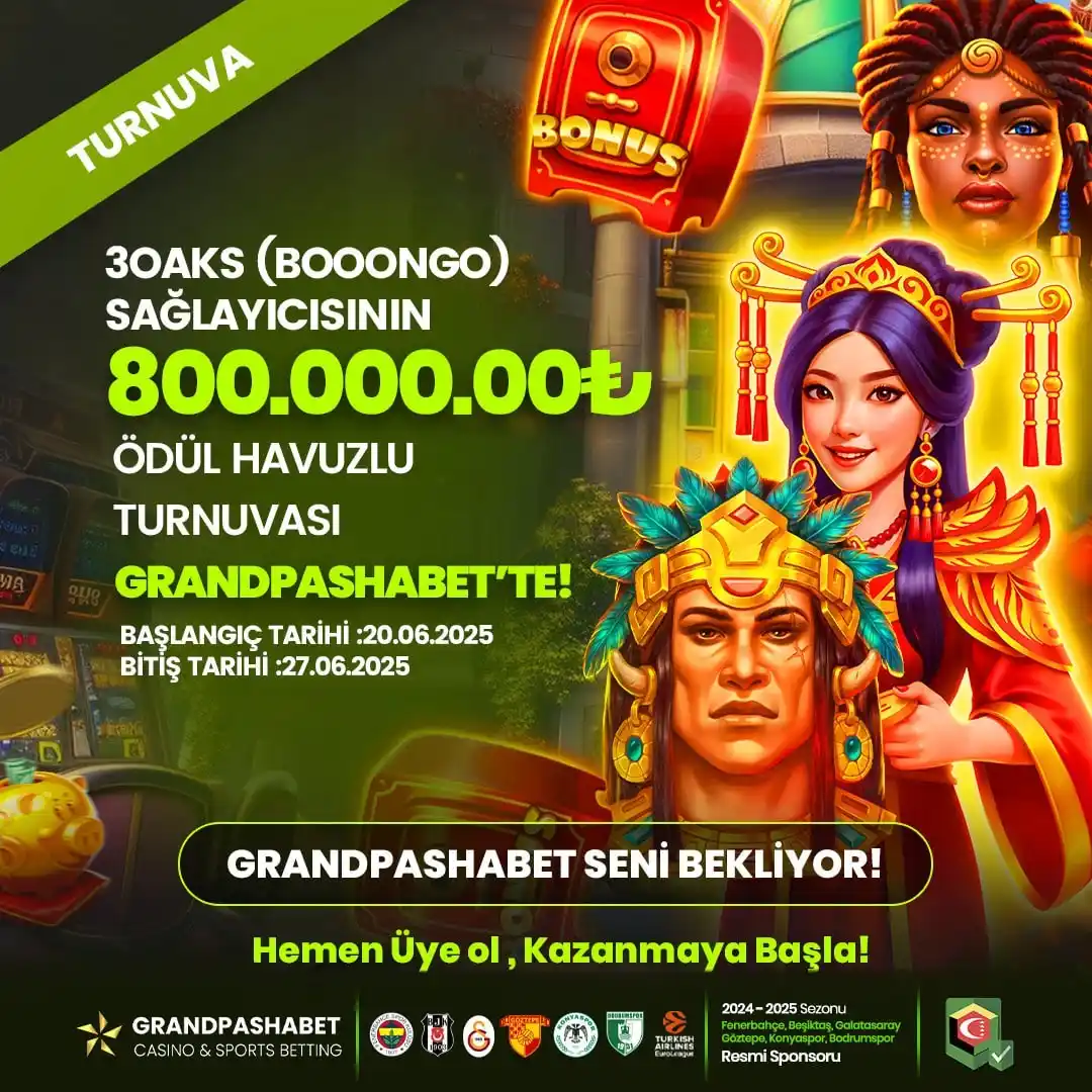 Image from GrandPasha Resmi: ☘️ *3OAKS SAĞLAYICISINDAN TOPLAM 800.000,00 ₺ ÖDÜL HAVUZLU TURNUVA GRA...