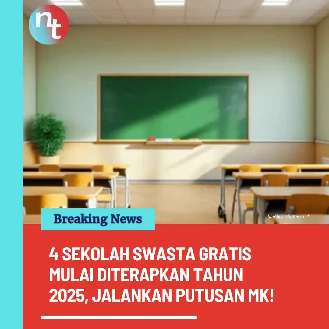 Image from NESIATIMES.COM: 4 Sekolah Swasta Gratis Mulai Diterapkan Tahun 2025, Jalankan Putusan ...