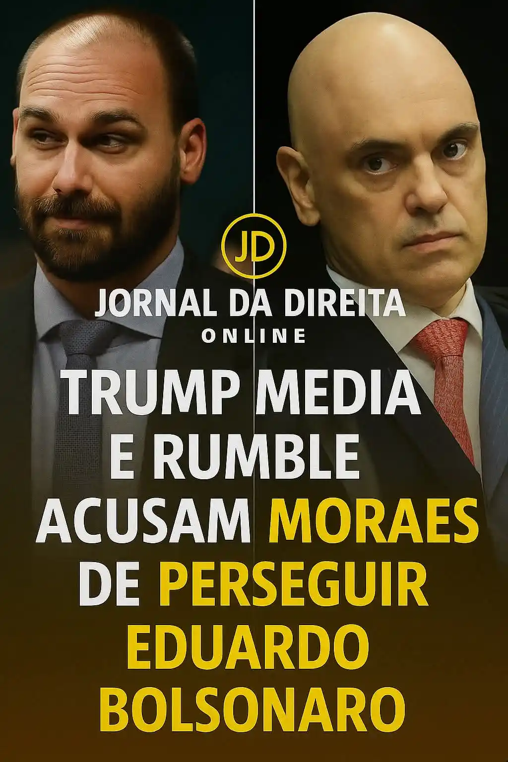 Image from Jornal Da Direita Online: A Corte Federal da Flórida expediu uma nova citação formal ao ministro...