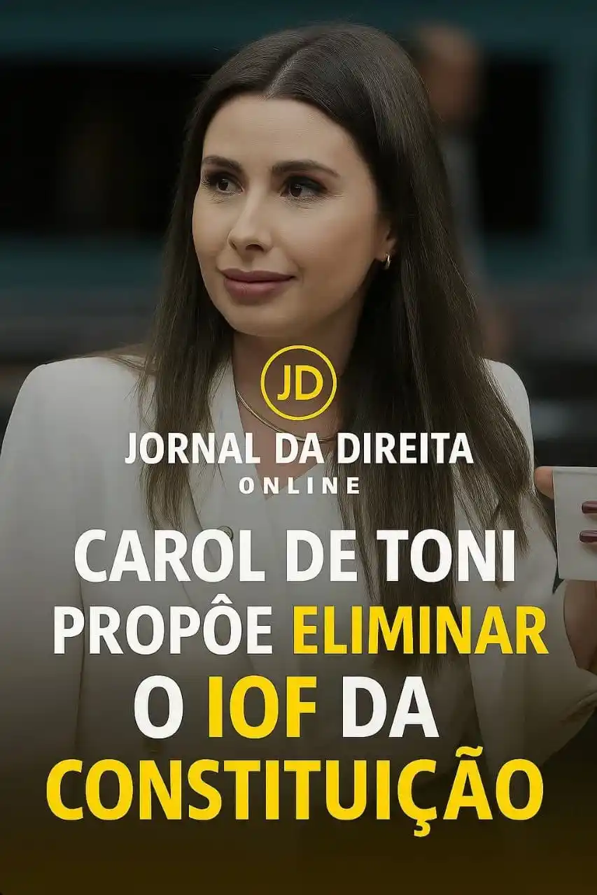 Image from Jornal Da Direita Online: A deputada federal Carol de Toni (PL–SC) protocolou uma PEC que propõe...
