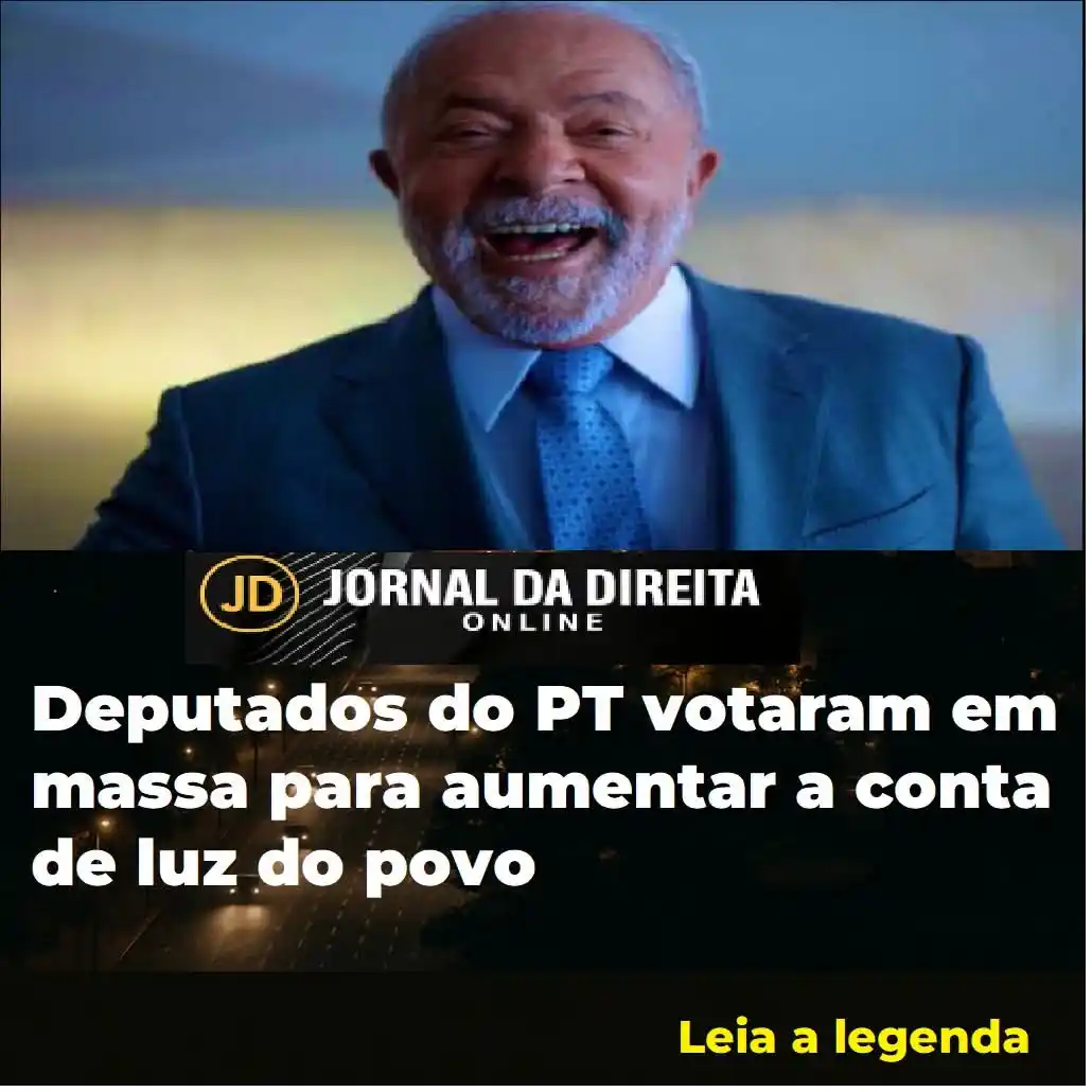 Image from Jornal Da Direita Online: A falsa narrativa de que o PT governa para os pobres desmorona mais um...