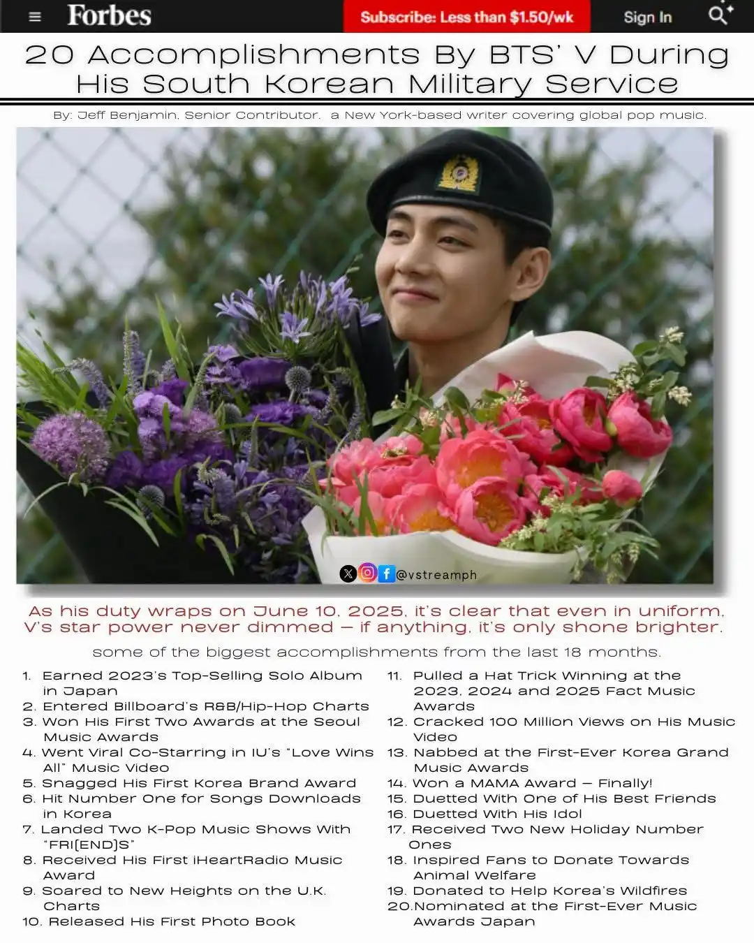 Image from Las Ositas de Kim Taehyung 🥇👑: A medida que su servicio militar concluye el 10 de junio de 2025, está...