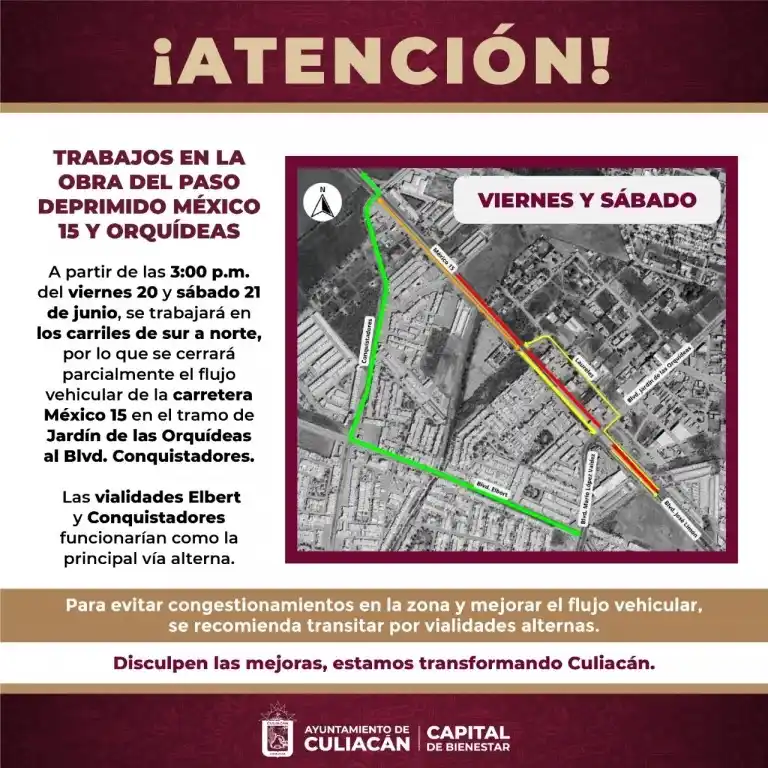 Image from Canal de información Las Noticias TVP 📺📡🎥: A partir de las 3:00 de la tarde habrá cierre del Paso Deprimido Méxic...