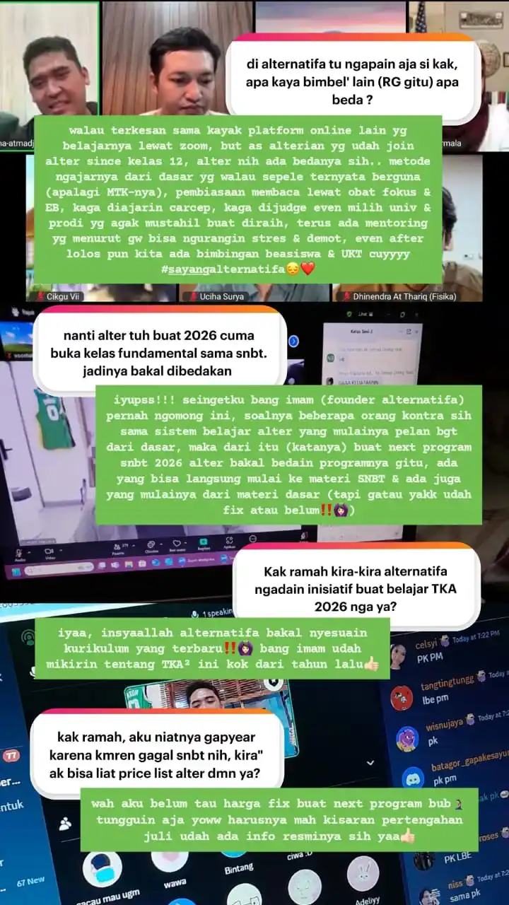 Image from berceuramah: ‼️💬 *about alter??*  > note : cmiiw yaa guyss...