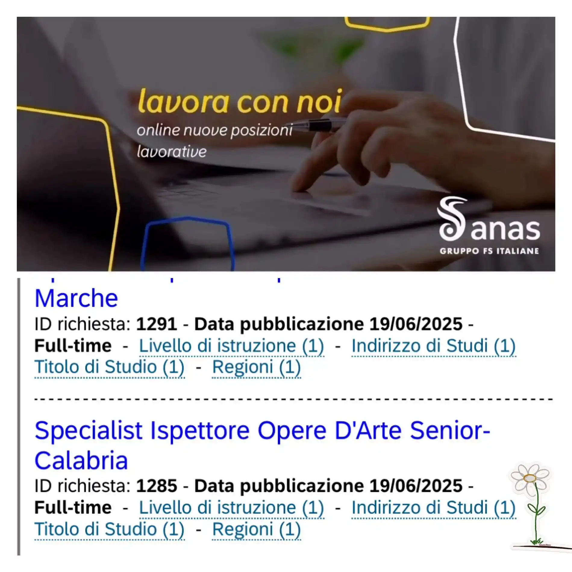 Image from La Voce del Cantoniere: Anas Spa Gruppo FS Italiane https://career55.sapsf.eu/career?company=...