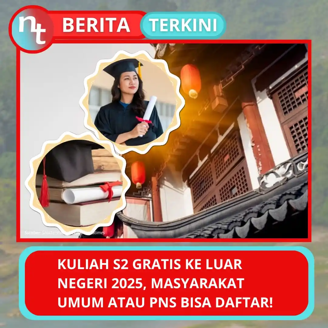 Image from NESIATIMES.COM: Ayo Kuliah S2 Gratis ke Luar Negeri 2025, Masyarakat Umum Atau PNS Bis...