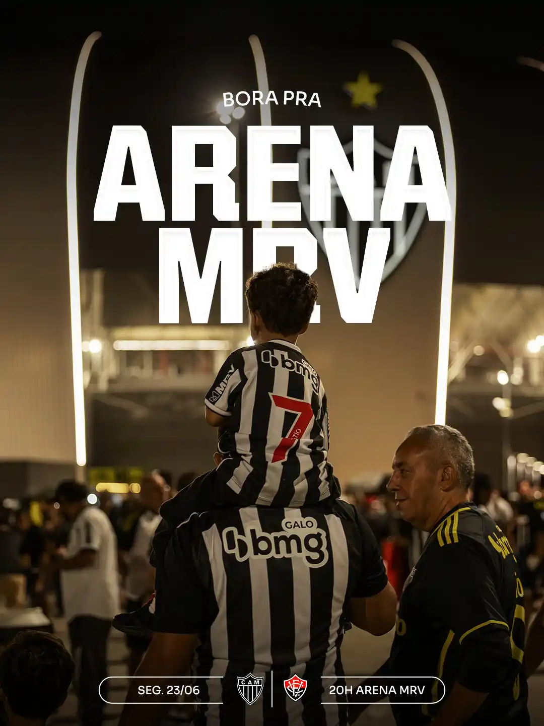 Image from Clube Atlético Mineiro: 🐔 Bora pra Arena MRV, Massa!  🎟️ GNV Vingadoras pode resgatar até 2 ...