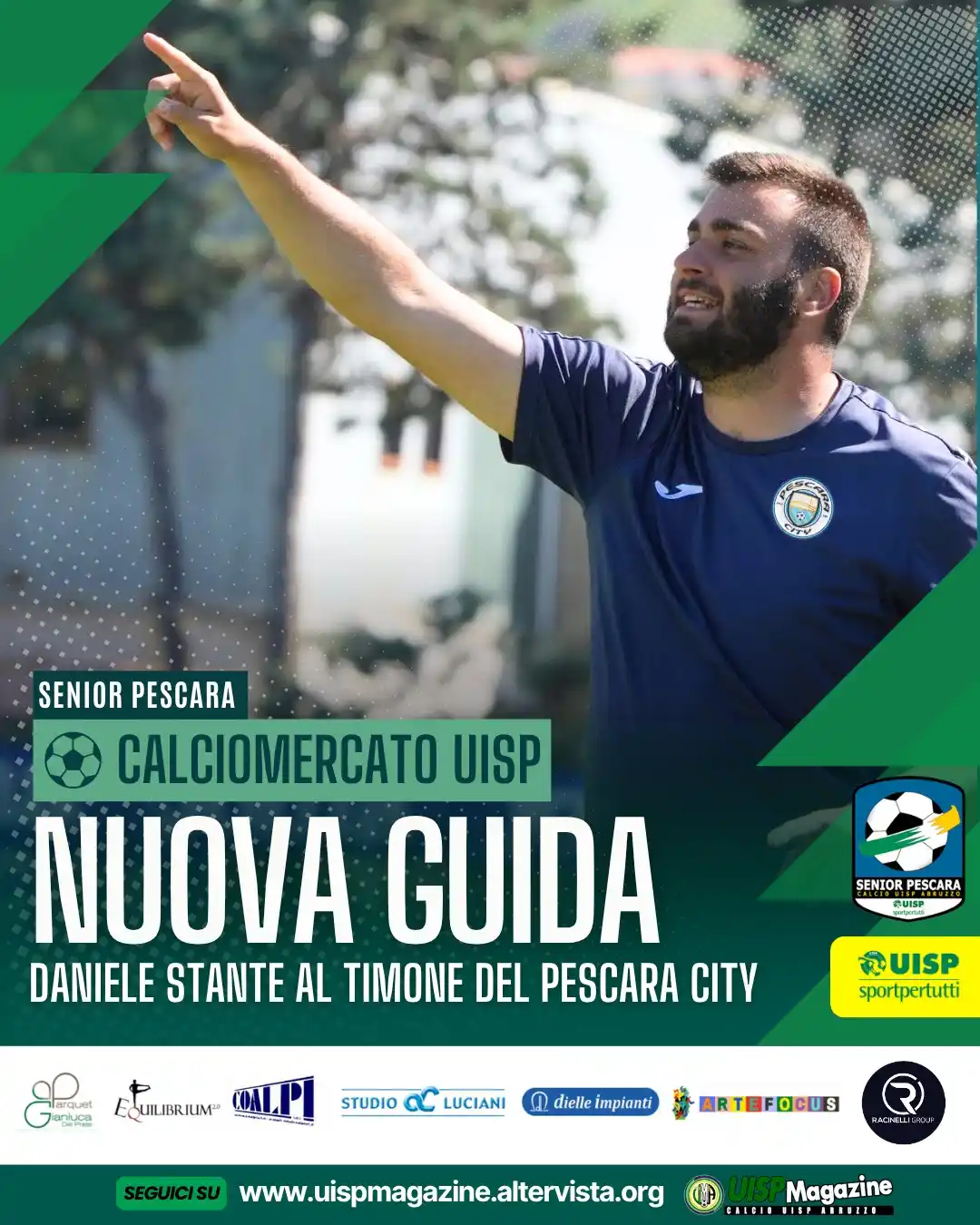Image from UISP MAGAZINE NEWS: 🔁 CALCIOMERCATO UISP ABRUZZO 🔵 SENIOR PESCARA ➖➖➖ PESCARA - Continua...