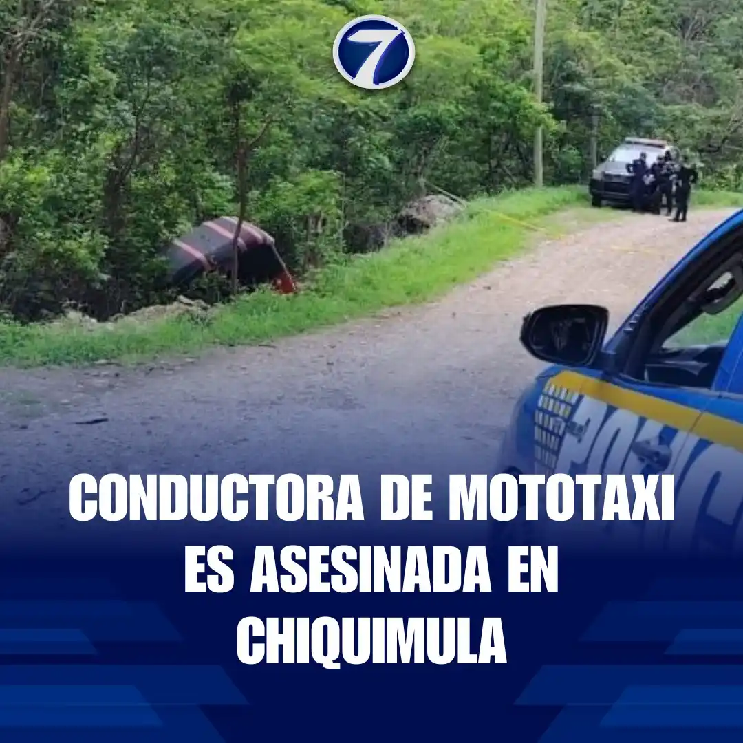 Image from Noti7: Conductora de mototaxi es asesinada en Chiquimula ➡ https://bit.ly/4l8...