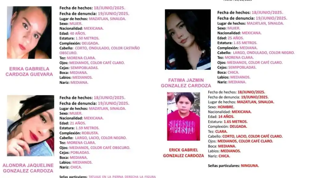 Image from Canal de  información Las Noticias TVP 📺📡🎥: Confirma Vocera de la SSP en Sinaloa, que familia del Infonavit Jabalí...