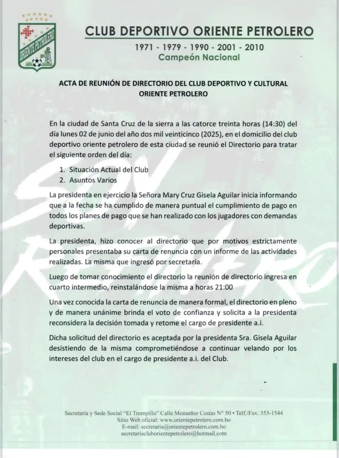 Image from Soy Refinero Noticias💚: Conflicto en Oriente Petrolero: una carta a la FBF habría paralizado a...